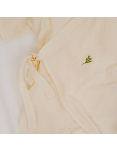 kimono-salopetă pentru bebeluși și copii din bumbac